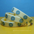 Embossed with color printing wristbands and raised color printed bracelets